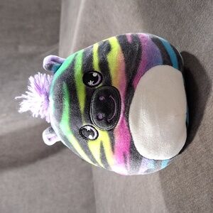 Squishmallows Ravalia The Rainbow Zebra Purple Stuffed Toy Plush VG 5"
